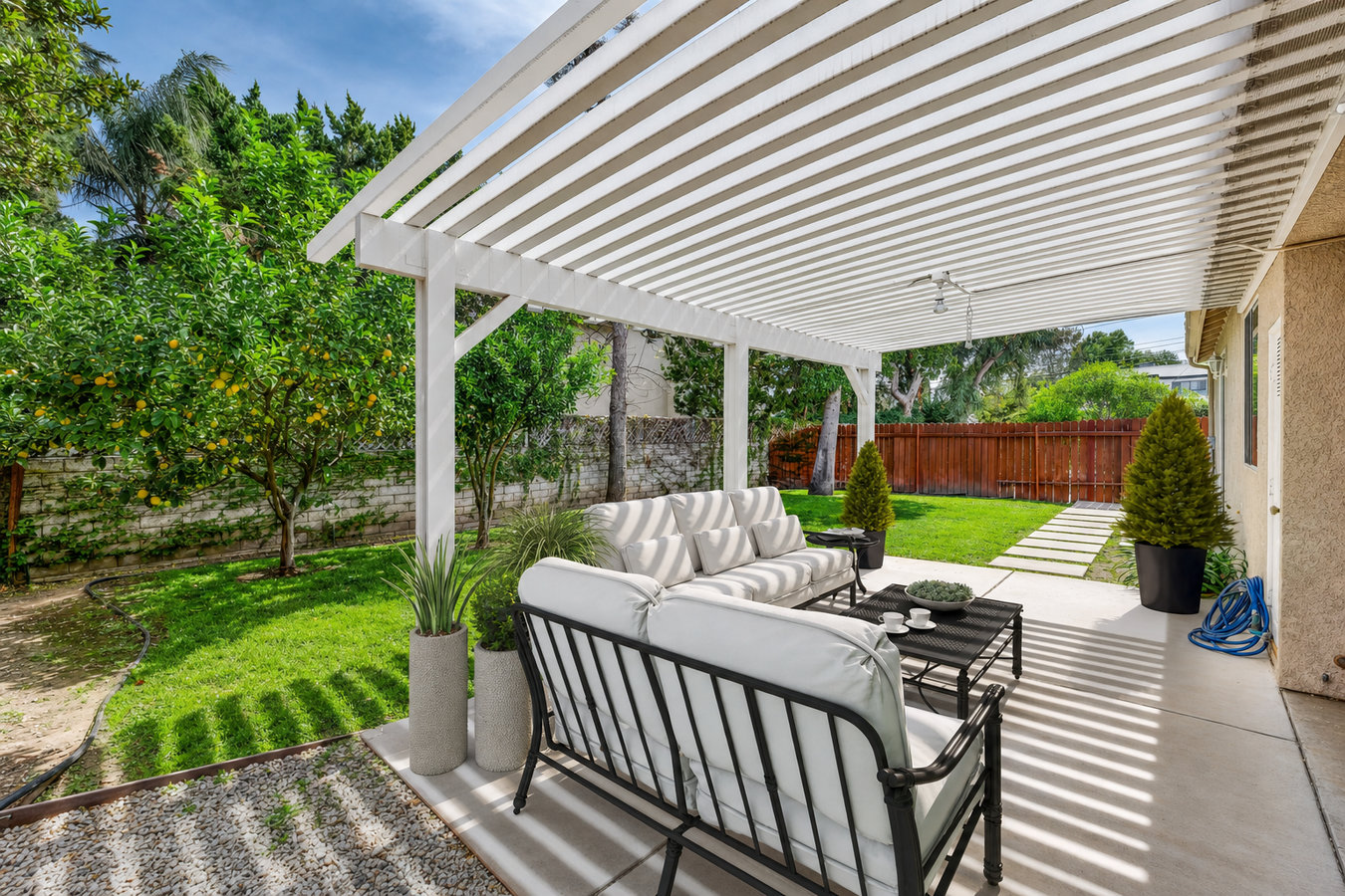Pergola installation